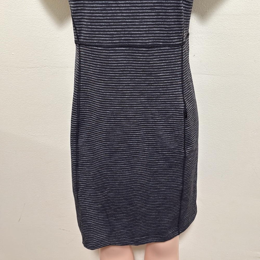 Duluth Trading Co NWT Womens Shirt Dress Size Small Stripes Stretch Pocket - Picture 3 of 8